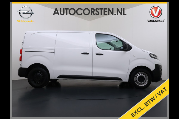 Opel Vivaro 2.0CDTI 145pk L2H1 3-Pers. Trekhaak Euro 6 Navi Apple Carplay Android Auto Airco Cruise Control Pdc Edition Regen-Lichtsensor Betonplex Vloer Wandbetimmering Schuifdeur 2.500KG Trekgewicht Origineel Nederlandse Bus