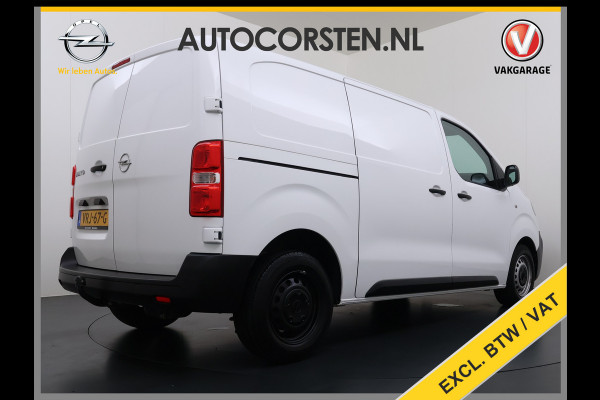 Opel Vivaro 2.0CDTI 145pk L2H1 3-Pers. Trekhaak Euro 6 Navi Apple Carplay Android Auto Airco Cruise Control Pdc Edition Regen-Lichtsensor Betonplex Vloer Wandbetimmering Schuifdeur 2.500KG Trekgewicht Origineel Nederlandse Bus
