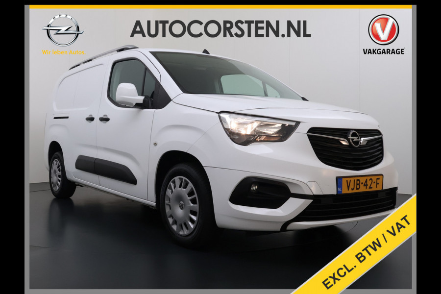 Opel Combo D 131PK L2H1 Navi Camera Trekhaak Euro 6 Dakrails Airco Cruise Control Pdc DAB Edition Schuifdeur Betonplex Vloer Wandbetimmering 1.5D 1.200KG Trekgewicht 1e Eigenaar Zeer compleet!
