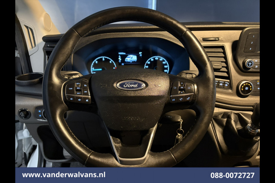 Ford Transit 2.0 TDCI 130pk L3H2 Euro6 Airco | Cruisecontrol | Camera | Parkeersensoren Verwarmde voorruit, Bijrijdersbank