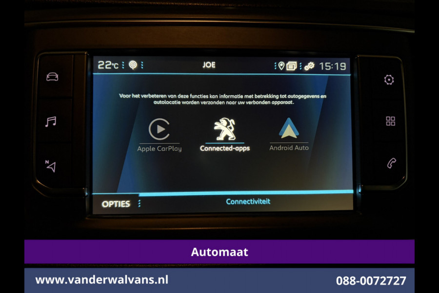 Peugeot Expert 2.0 BlueHDI 123pk Automaat L2H1 Euro6 Airco | Apple Carplay | Camera | Cruisecontrol | LM velgen Stoelverwarming, Android Auto, Parkeersensoren, Sidebars, Bijrijdersbank