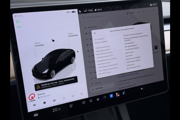 Tesla Model 3 Standard RWD Plus 60kWh Warmtepomp LFP-Accu SOH 93% AMD Ryzen™ ­Stuur+Stoelverwarming Navi Camera's Leder Adap.Cruise Elek.Achte Premium Luidsprekers Lmv 19" Led Panoramadak Google Maps® Elek.Stoelen+Memory 1e Eigenaar Origineel Nederlandse Auto