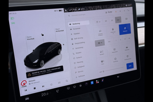 Tesla Model 3 Standard RWD Plus 60kWh Warmtepomp LFP-Accu SOH 93% AMD Ryzen™ ­Stuur+Stoelverwarming Navi Camera's Leder Adap.Cruise Elek.Achte Premium Luidsprekers Lmv 19" Led Panoramadak Google Maps® Elek.Stoelen+Memory 1e Eigenaar Origineel Nederlandse Auto