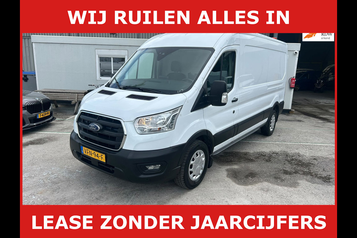 Ford Transit 350 2.0 TDCI L3H2 Trend MHEV RWD 2800 kg trekhaak ( ex overheid )