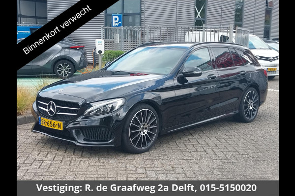 Mercedes-Benz C-Klasse Estate 180 Sport Edition | Burmester Audio | Navigatie | Camera | Half Leder |
