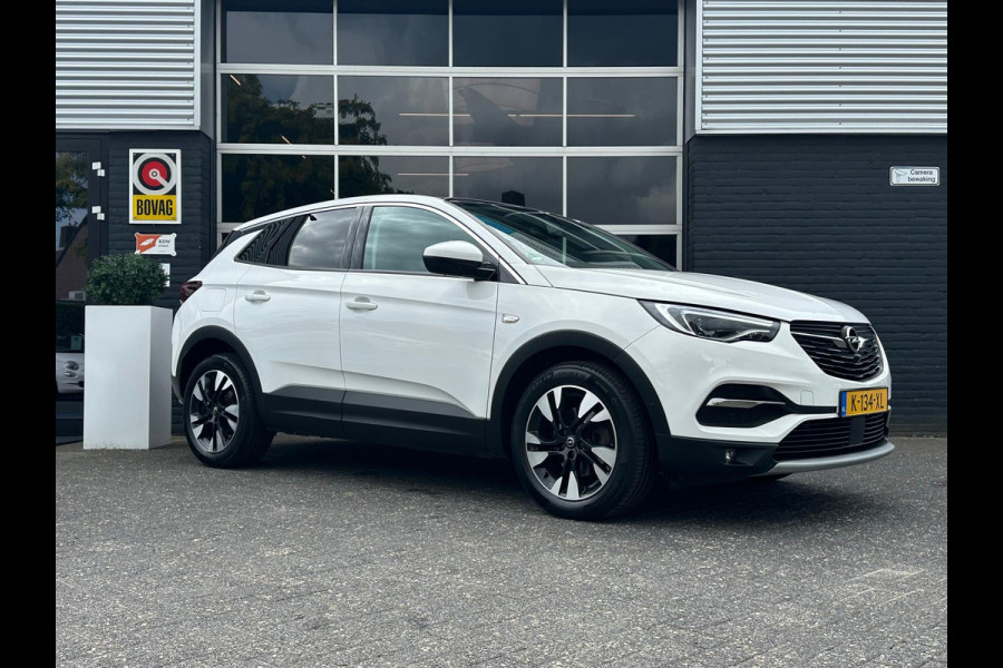 Opel Grandland X 1.2 Turbo Elegance, Automaat, Bluetooth, CarPlay, Camera, Cruise, Trekhaak, Lane, Navi, PDC, NAP