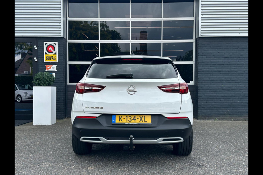 Opel Grandland X 1.2 Turbo Elegance, Automaat, Bluetooth, CarPlay, Camera, Cruise, Trekhaak, Lane, Navi, PDC, NAP