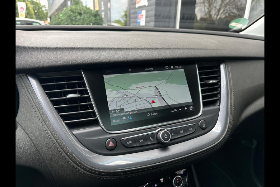 Opel Grandland X 1.2 Turbo Elegance, Automaat, Bluetooth, CarPlay, Camera, Cruise, Trekhaak, Lane, Navi, PDC, NAP