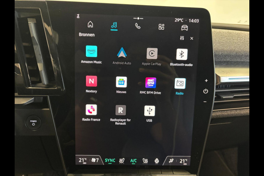 Renault Mégane E-Tech EV60 Techno Navigatie Apple Carplay Android Auto 360 camera Parkeerhulp Adaptive Cruise Control Stoel- en stuurverwarming Dodehoekassistent Full Led Climate Control