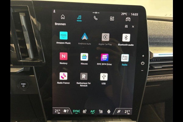 Renault Mégane E-Tech EV60 Techno Navigatie Apple Carplay Android Auto 360 camera Parkeerhulp Adaptive Cruise Control Stoel- en stuurverwarming Dodehoekassistent Full Led Climate Control