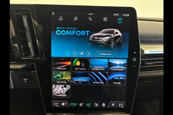 Renault Mégane E-Tech EV60 Techno Navigatie Apple Carplay Android Auto 360 camera Parkeerhulp Adaptive Cruise Control Stoel- en stuurverwarming Dodehoekassistent Full Led Climate Control