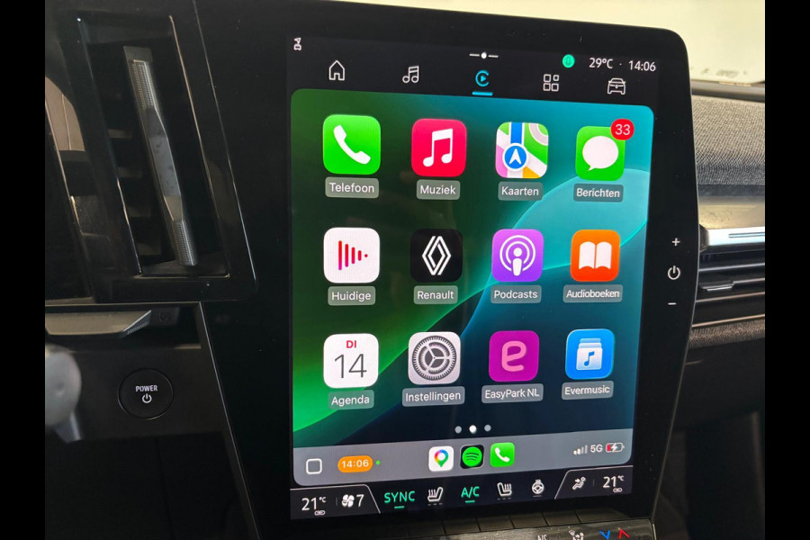 Renault Mégane E-Tech EV60 Techno Navigatie Apple Carplay Android Auto 360 camera Parkeerhulp Adaptive Cruise Control Stoel- en stuurverwarming Dodehoekassistent Full Led Climate Control