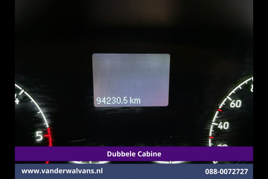 Ford Transit Custom 2.0 TDCI 131pk L2H1 Dubbele Cabine Euro6 Airco | 6-Zits | Cruisecontrol | 2550kg Trekhaak Verwarmde voorruit, Parkeersensoren