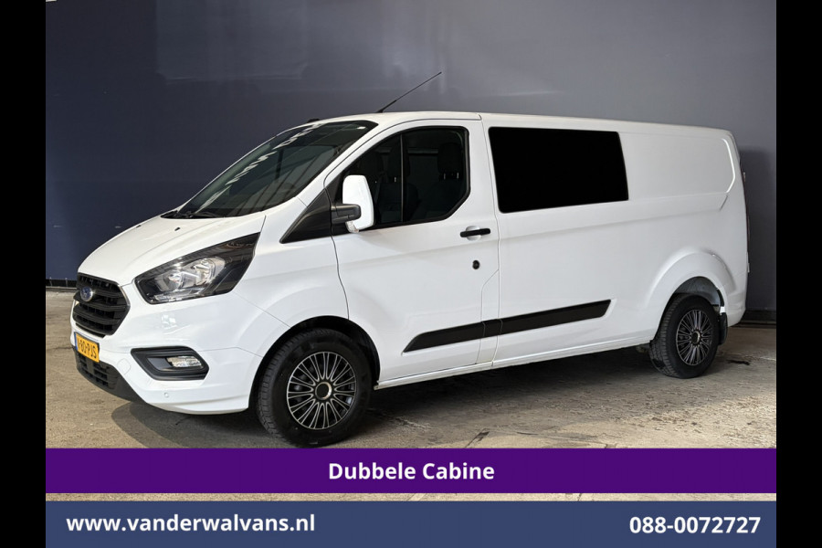 Ford Transit Custom 2.0 TDCI 131pk L2H1 Dubbele Cabine Euro6 Airco | 6-Zits | Cruisecontrol | 2550kg Trekhaak Verwarmde voorruit, Parkeersensoren