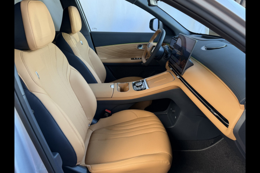 GEELY Starray EM-i 1.5 MAX+ PHEV LONG RANGE BRUIN LEER 29,8 KWH | 136km WLTP | PANORAMADAK | MASSAGE /STOEL/VERW/KOELING