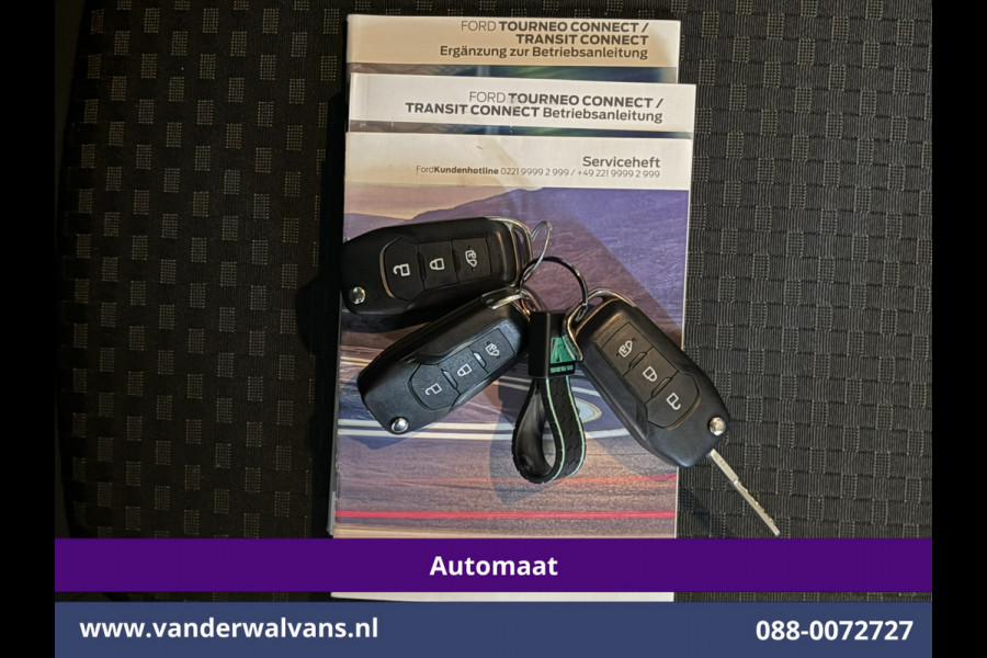 Ford Transit Connect 1.5 EcoBlue 120pk Automaat L2H1 Inrichting Euro6 Airco | Navigatie | Camera | LM velgen | Apple Carplay Android Auto, Cruisecontrol, Trekhaak, Verwarmde voorruit, Stoelverwarming, Parkeersensoren