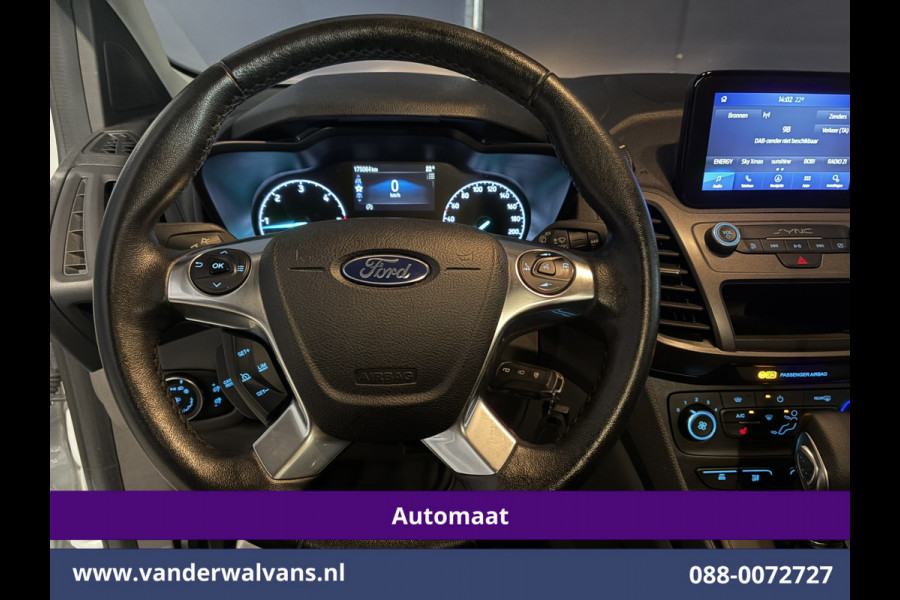Ford Transit Connect 1.5 EcoBlue 120pk Automaat L2H1 Euro6 Airco | Navigatie | Camera | Apple Carplay | Cruisecontrol Android Auto, Stoelverwarming, Parkeersensoren, Verwarmde voorruit, Achterklep, 1500kg trekvermogen