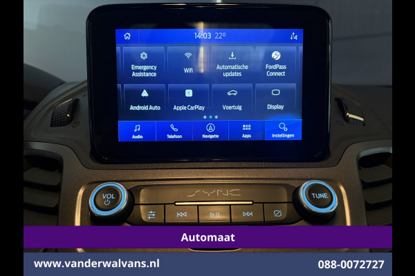 Ford Transit Connect 1.5 EcoBlue 120pk Automaat L2H1 Euro6 Airco | Navigatie | Camera | Apple Carplay | Cruisecontrol Android Auto, Stoelverwarming, Parkeersensoren, Verwarmde voorruit, Achterklep, 1500kg trekvermogen