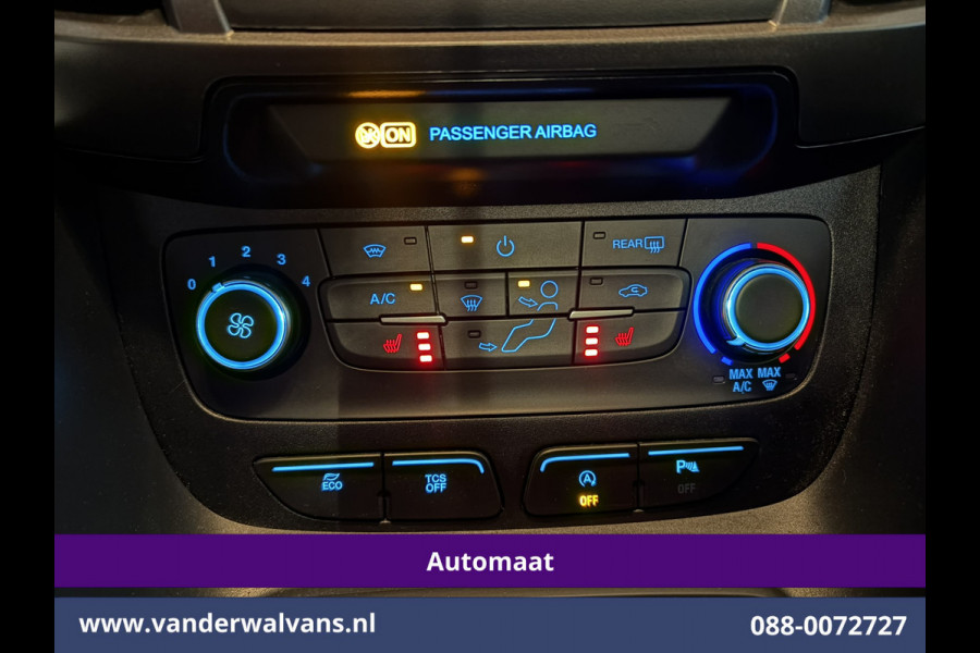Ford Transit Connect 1.5 EcoBlue 120pk Automaat L2H1 Euro6 Airco | Navigatie | Camera | Apple Carplay | Cruisecontrol Android Auto, Stoelverwarming, Parkeersensoren, Verwarmde voorruit, Achterklep, 1500kg trekvermogen