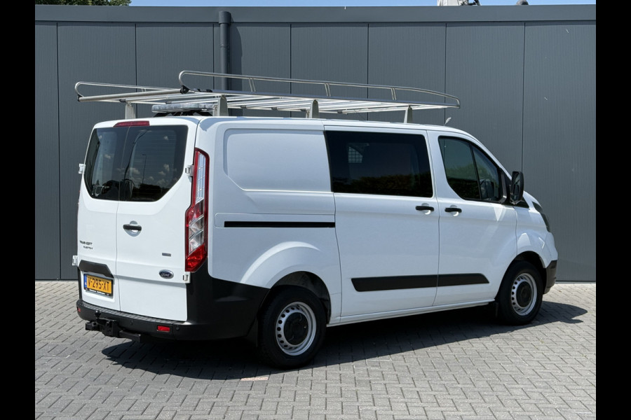 Ford Transit Custom 2.0 TDCI / L1H1 / 1e EIG. / 40.176 KM! / TREKHAAK / IMPERIAAL / INRICHTING / AIRCO / 3-ZITS