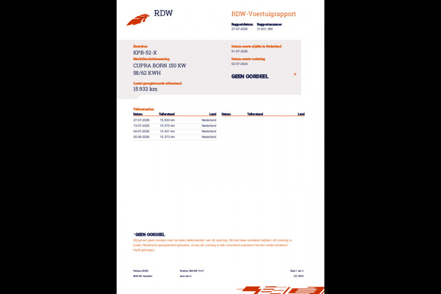 CUPRA Born Impulse 62 kWh