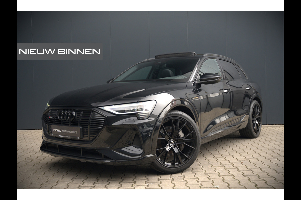Audi e-tron e-tron 50 quattro Launch edition Black 71 kWh | Black Edition | Panoramadak | Memory Seat | Luchtvering | Adaptive Cruise Control | Keyless | Matrix LED | Trekhaak | Stoelverwarming | NAP |