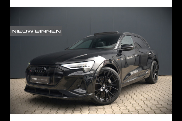Audi e-tron e-tron 50 quattro Launch edition Black 71 kWh | Black Edition | Panoramadak | Memory Seat | Luchtvering | Adaptive Cruise Control | Keyless | Matrix LED | Trekhaak | Stoelverwarming | NAP |