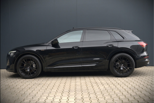 Audi e-tron e-tron 50 quattro Launch edition Black 71 kWh | Black Edition | Panoramadak | Memory Seat | Luchtvering | Adaptive Cruise Control | Keyless | Matrix LED | Trekhaak | Stoelverwarming | NAP |