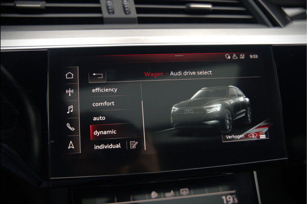 Audi e-tron e-tron 50 quattro Launch edition Black 71 kWh | Black Edition | Panoramadak | Memory Seat | Luchtvering | Adaptive Cruise Control | Keyless | Matrix LED | Trekhaak | Stoelverwarming | NAP |