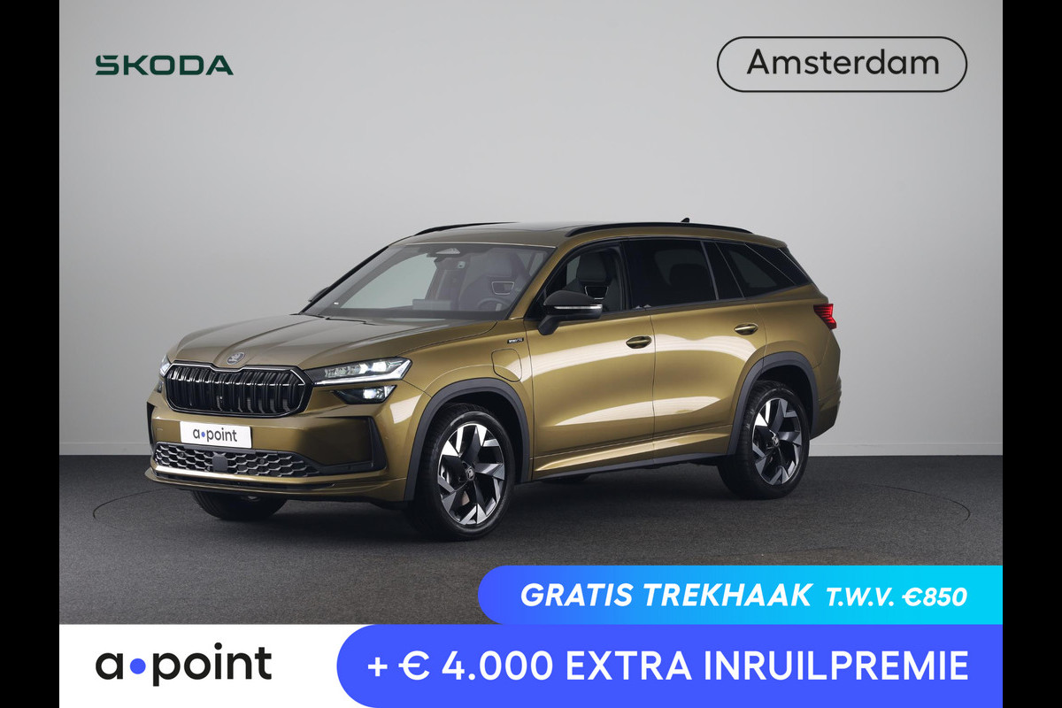 Škoda Kodiaq 1.5 TSI PHEV Sportline Business | Panoramadak | Trekhaak | Light & View | Adaptief onderstel | Canton Sound |