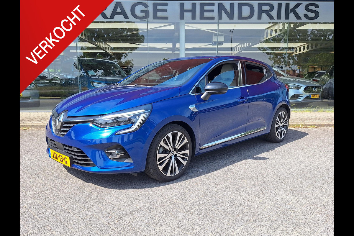 Renault Clio 1.6 E-Tech Hybrid 140 Initiale Paris | HEV | Leder | Blindspot | 360 Cam | stuur/stoel verwarming |