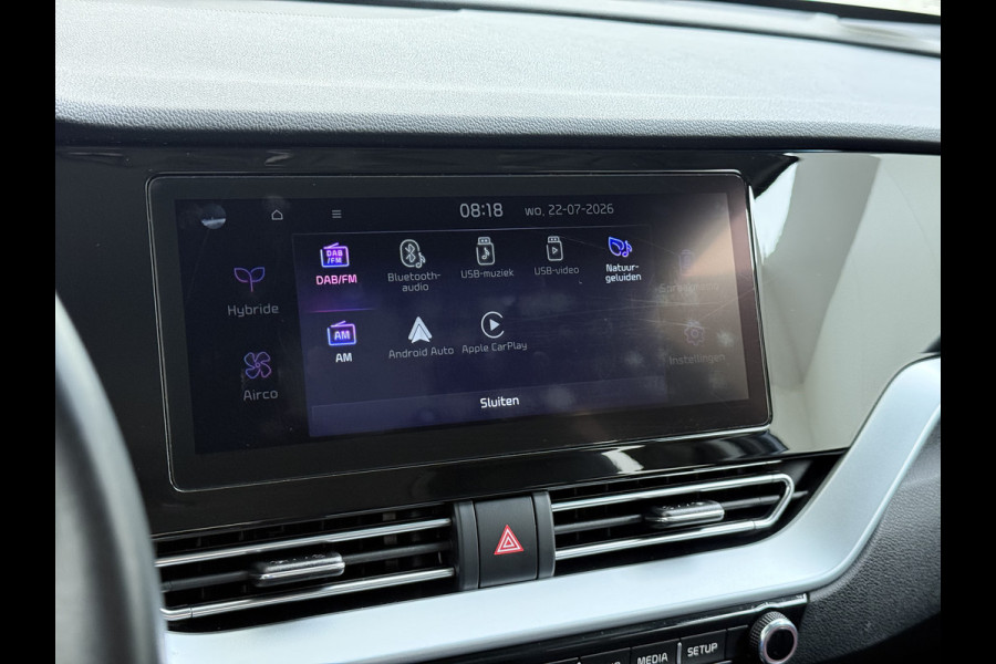Kia Niro 1.6GDi Hybrid Automaat Trekhaak Adap.Cruise Navi Ecc Camera Apple Carplay Android Auto Pdc DynamicLine Regen-Lichtsensor Led Lmv Isofix DAB Lane Assist ESP 1.300KG Trekgewicht 1e Eigenaar Origineel Nederlandse Auto