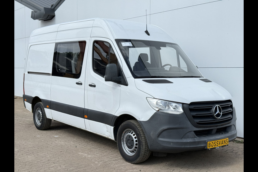 Mercedes-Benz Sprinter 314 2.2 CDI Automaat L2H2 Dubbele Cabine 7-persoons Climate Control Cruise Control Trekhaak Carplay Camera