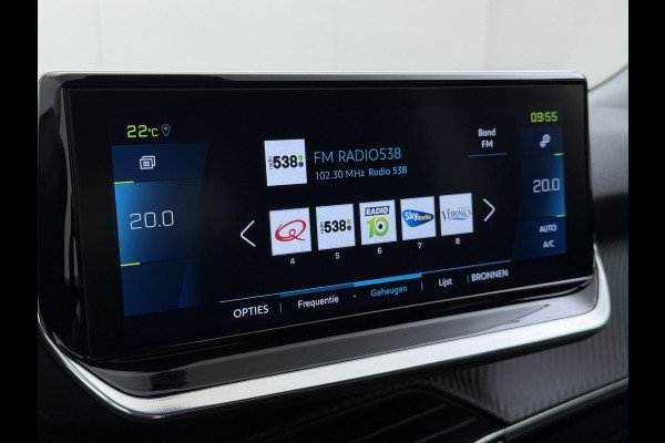 Peugeot e-2008 EV Blue Allure 50kWh SOH 95% 3D-Navi 360°Camera Apple Carplay Android Auto Ecc Cruise Control Regen-Lichtsensor Privacy Glas Lmv Led Isofix Bluetooth Lane Assist USB Origineel Nederlandse Auto