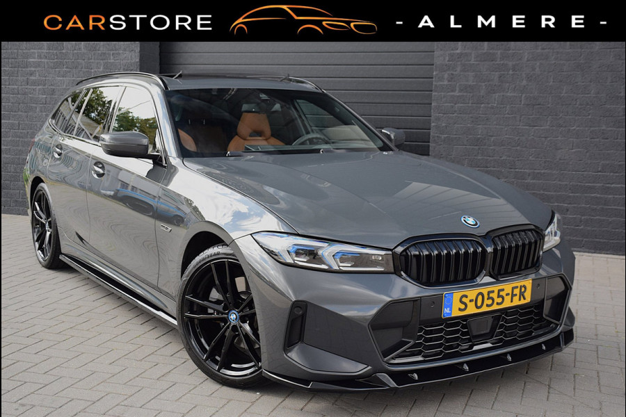 BMW 3 Serie Touring 330e*M-Pakket*Dak*Trekhaak*142Dkm*Keyless*2023*Dravit Grau*INDIVIDUAL*