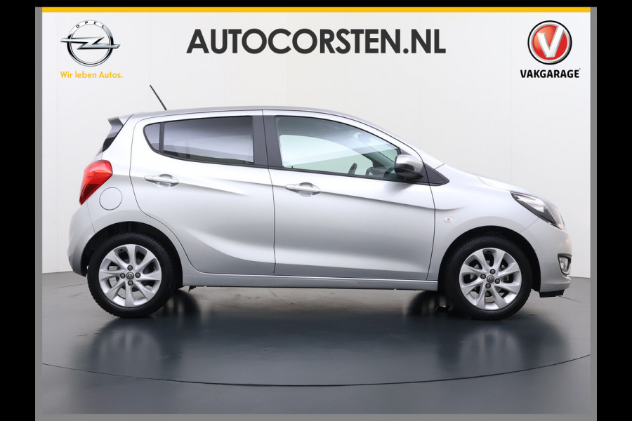 Opel KARL 1.0I 75PK 5Drs Ecc Navi* Apple Carplay Android Auto Pdc Stoel+Stuurverwarming Cruise Control Innovation Isofix Bluetooth Lmv Privacy Glas City Steer ESP Mistlampen Dealeronderhouden 1e Eigenaar Origineel Nederlandse Auto