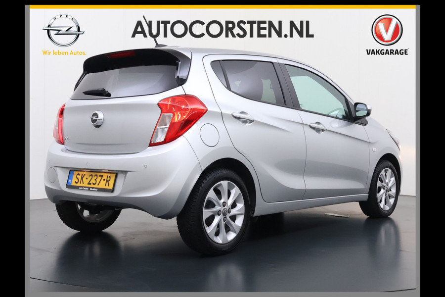 Opel KARL 1.0I 75PK 5Drs Ecc Navi* Apple Carplay Android Auto Pdc Stoel+Stuurverwarming Cruise Control Innovation Isofix Bluetooth Lmv Privacy Glas City Steer ESP Mistlampen Dealeronderhouden 1e Eigenaar Origineel Nederlandse Auto