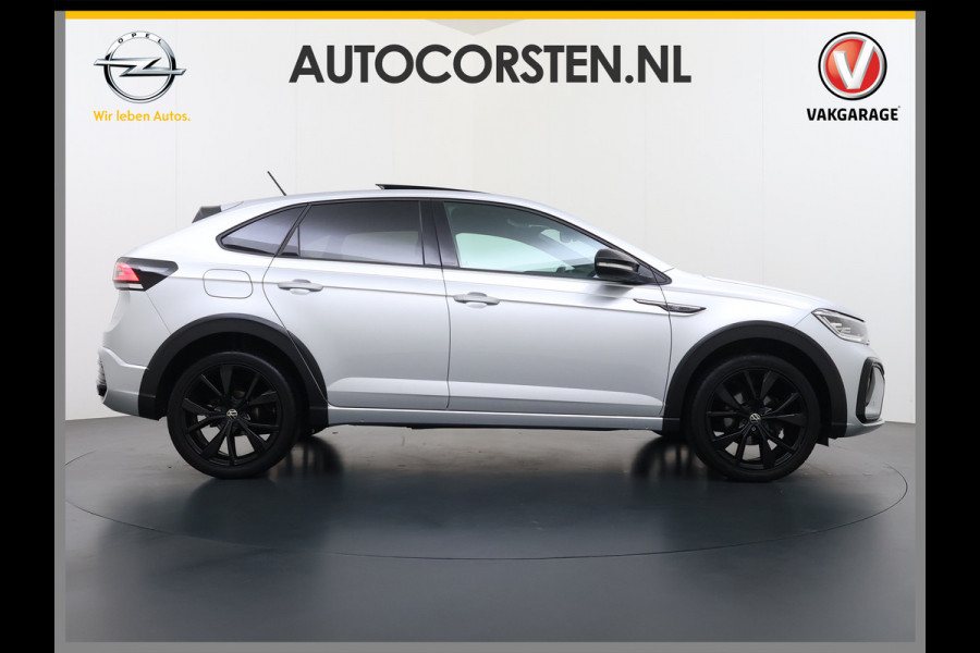 Volkswagen Taigo 1.0TSI Automaat R-Line Panoramadak Camera Adap.Cruise Trekhaak Stoelverwarming Apple Carplay Android Auto Navi Ecc Draadloze telefoonlader Keyless Lmv DAB Bluetooth IQ Light Pdc Isofix Privacy Glas Led Rijstrooksensor 1100KG Trekgewicht