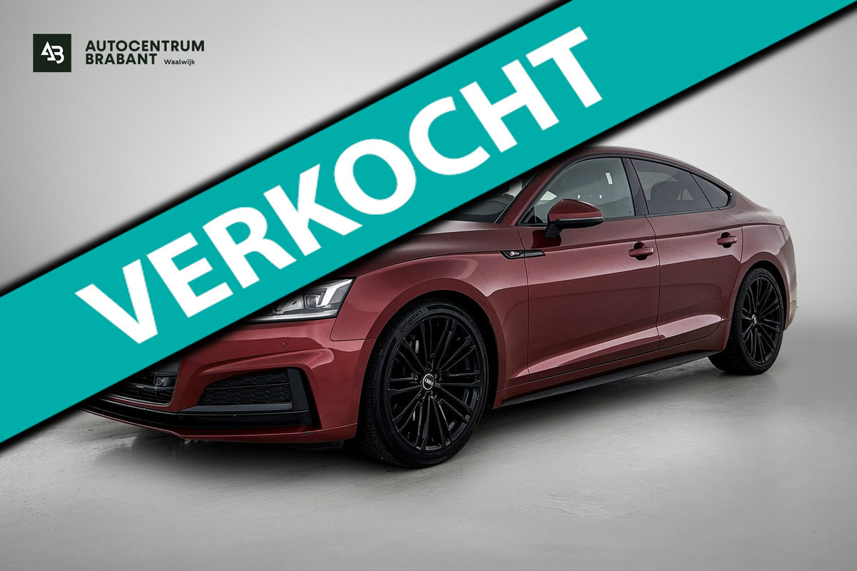 Audi A5 Sportback 40 TFSI Sport S-line Edition(NL-auto, Goed OnderH, Trekhaak, StoelV, Climate Con, Navi, PDC, Cruise Con, Etc)