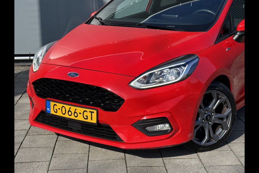 Ford Fiesta BWJ 2019 | 1.0T 100PK ST-Line | PANO DAK | CLIMA | NAVI | CAMERA A | AD CRUISE | FULL LED | CARPLAY | 17''