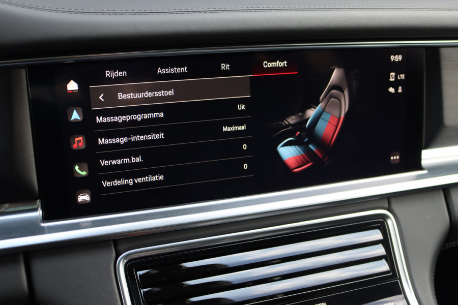 Porsche Panamera Sport Turismo 4.0 Turbo S E-Hybrid | 700pk | Luchtvering | Achterasbesturing | Burmester | Massage | HUD | Stoelventilatie | Panoramadak | Verwarmd Stuurwiel | ACC | Exclusive Design |