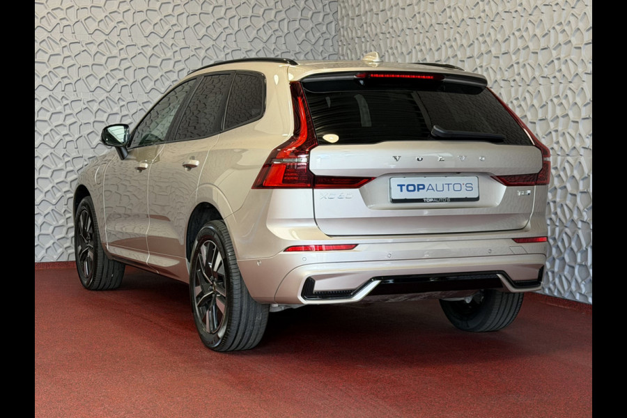 Volvo XC60 2.0 T8 455PK AWD ULTRA DARK NIEUWE AUTO ELEK.TREKHAAK HARMAN KARDON HEADUP 360.CAM STOEL/STUUR VERW LEER SCHUIFDAK