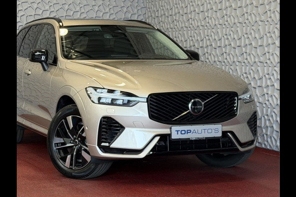 Volvo XC60 2.0 T8 455PK AWD ULTRA DARK NIEUWE AUTO ELEK.TREKHAAK HARMAN KARDON HEADUP 360.CAM STOEL/STUUR VERW LEER SCHUIFDAK
