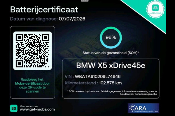 BMW X5 XDrive45e M-Sport Memory|Sportstoelen|ACC|Dealer Onderhouden