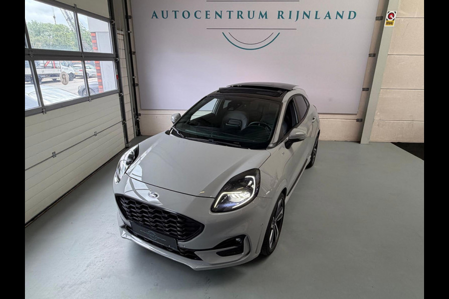 Ford Puma 1.0 EcoBoost Hybrid ST-Line X Vignale, 1 Jaar Bovag Garantie, Camera, Panoramadak, Leer, Trekhaak, Stoel/Stuurverwarming