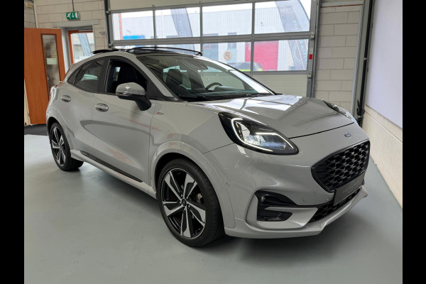 Ford Puma 1.0 EcoBoost Hybrid ST-Line X Vignale, 1 Jaar Bovag Garantie, Camera, Panoramadak, Leer, Trekhaak, Stoel/Stuurverwarming