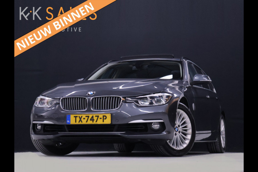 BMW 3 Serie Touring 318i Luxury Edition [SCHUIFKANTELDAK, APPLE CARPLAY, MEMORY SEATS, STOELVERWARMING, 360 CAMERA, VOL LEDER, PDC V+A, NAVIGATIE PROFESSIONAL, CLIMATE, ELEKTRISCHE ACHTERKLEP, LED, KEYLESS START, HIFI SOUND, NIEUWS