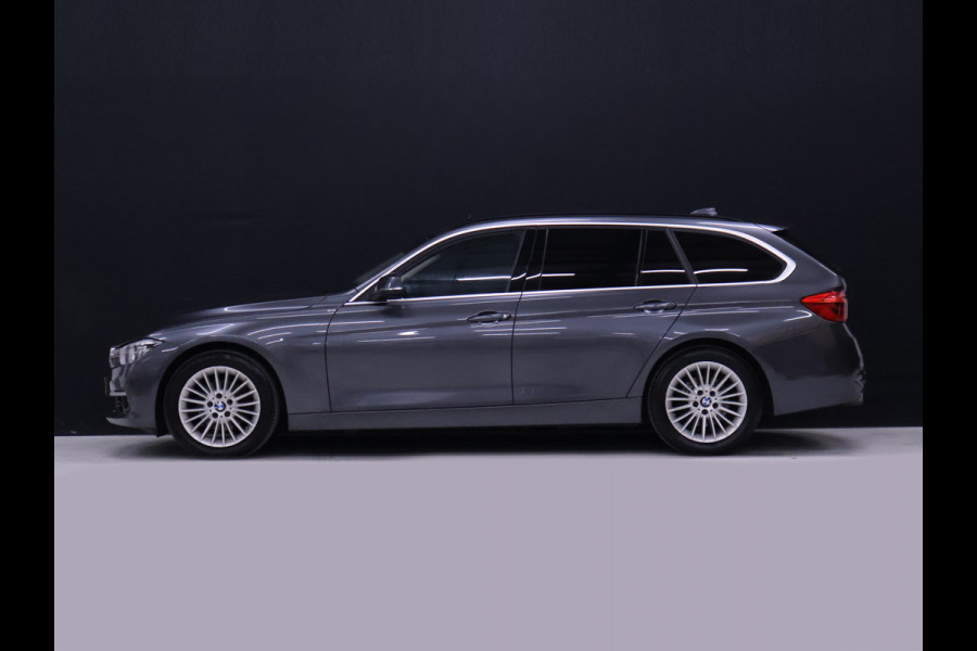 BMW 3 Serie Touring 318i Luxury Edition [SCHUIFKANTELDAK, APPLE CARPLAY, MEMORY SEATS, STOELVERWARMING, 360 CAMERA, VOL LEDER, PDC V+A, NAVIGATIE PROFESSIONAL, CLIMATE, ELEKTRISCHE ACHTERKLEP, LED, KEYLESS START, HIFI SOUND, NIEUWS