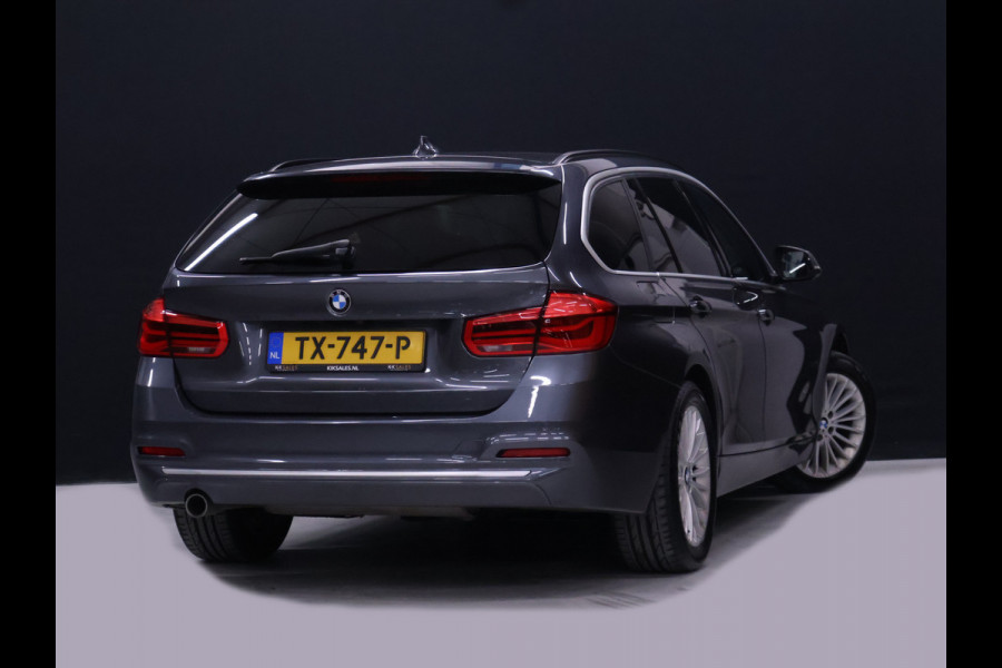 BMW 3 Serie Touring 318i Luxury Edition [SCHUIFKANTELDAK, APPLE CARPLAY, MEMORY SEATS, STOELVERWARMING, 360 CAMERA, VOL LEDER, PDC V+A, NAVIGATIE PROFESSIONAL, CLIMATE, ELEKTRISCHE ACHTERKLEP, LED, KEYLESS START, HIFI SOUND, NIEUWS