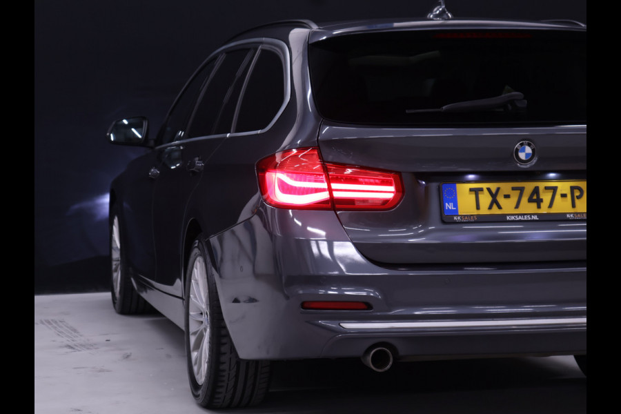 BMW 3 Serie Touring 318i Luxury Edition [SCHUIFKANTELDAK, APPLE CARPLAY, MEMORY SEATS, STOELVERWARMING, 360 CAMERA, VOL LEDER, PDC V+A, NAVIGATIE PROFESSIONAL, CLIMATE, ELEKTRISCHE ACHTERKLEP, LED, KEYLESS START, HIFI SOUND, NIEUWS